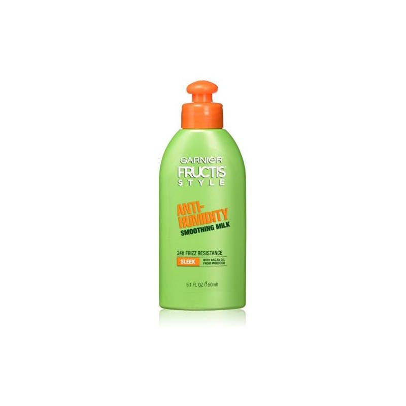 Garnier Fructis Style Anti-Humidity Smoothing Milk, All Hair Types, 5.1