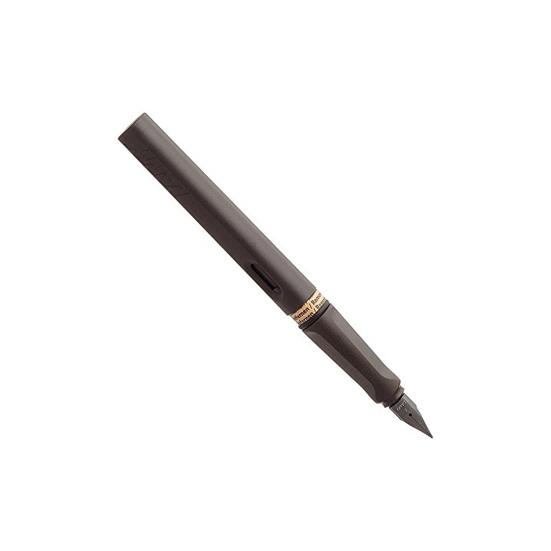 LAMY Safari Fountain Pen, Charcoal Black, Size B (Bold)
