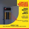 Electrical Box Labels, Breaker Box Labels Stickers, Circuit Breaker Labels