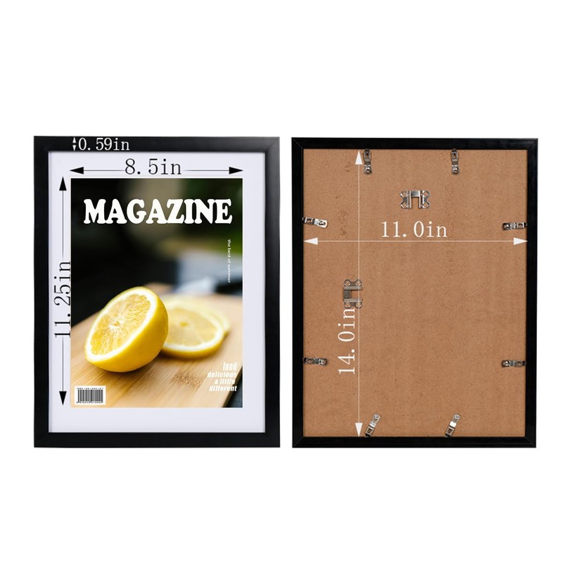 Rojohous 2 Packs Magazine Frame Sports Magazine Display Frame for