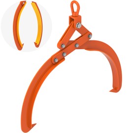 Insaga 32'' Log Tongs 2 Claw Log Grapple, Enhanced Timber Claw Hook, Logging Tongs, Heavy Duty Log Tongs for Tractor, Log Lifting for Safe and Easy Log Handling