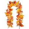 Autumn Maple Leaf Garland - 1 Pack 5.8 Ft Maple