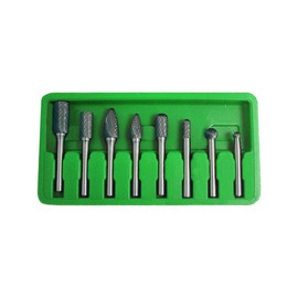 Grip 8 pc Double Carbide Rotary Burr Set