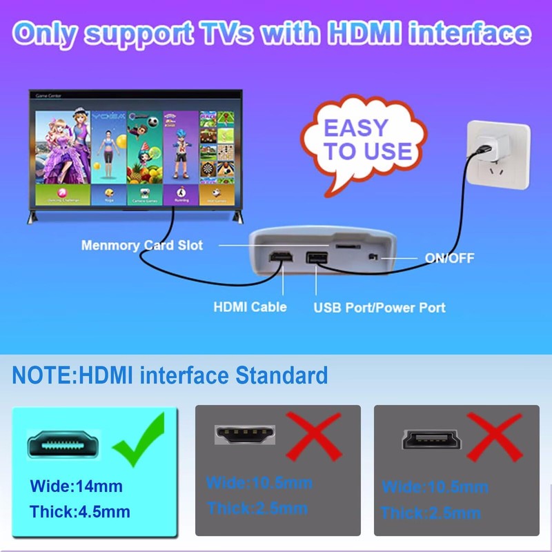 YRPRSODF TV Game Console Built in 100+ Games, Handheld Video