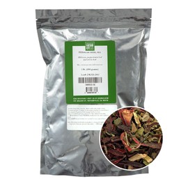 Monterey Bay Herb Co. Citrus Mint Tea with Hibiscus, Soothing and Relaxing Herbal Blend (1 LB)