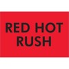 Generic DL3631"Hot Rush" Labels, 2" x 3", Fluorescent Red