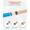 Professional 4-Piece 58-Inch Canadian Maple Wood Pool Cue Stick ABS