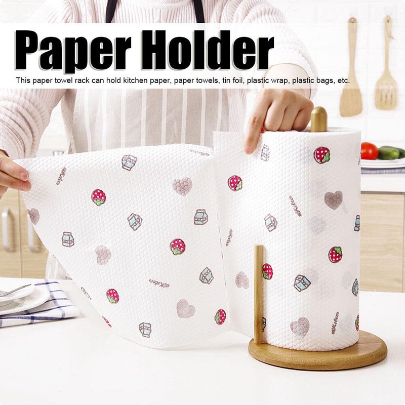 Kitchen Roll Holder, Wooden Kitchen Roll Holder, Paper Roll Holder