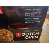 CHEFELECT NEW - CAST IRON PORCELAIN ENAMEL 3 QT DUTCH