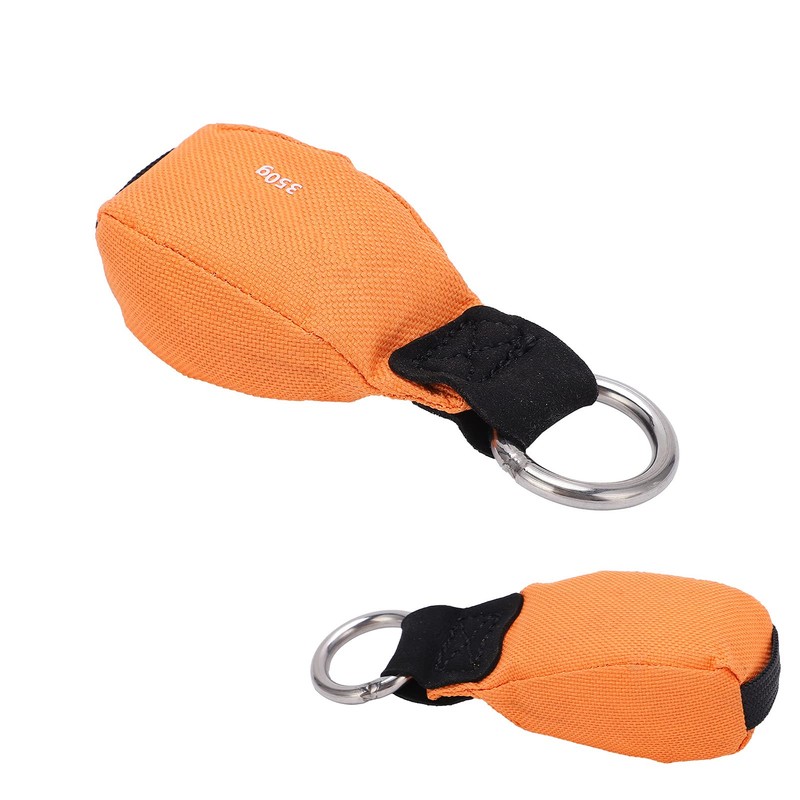 slow weight bag throw in rope bag tree climbing rigging