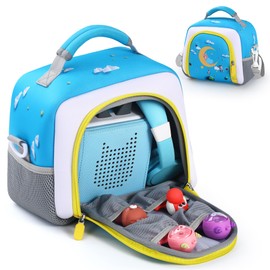 TATAVR Carry Bag Compatible with Toniebox Starter Set and Tonies Figures, Children's Toy Storage Case with Handle and Shoulder Strap for Tonies Box, Removable Bag for Toniebox Accessories