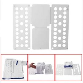 Speed Clothes Folding Board & Garment Organizer White 2ea