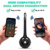 EMHFLYFN Bluetooth Headset with Microphone 12 Hours Talking Time for