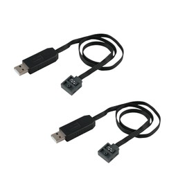 Sparkleiot from 5V to 9V USB Adapter Cable MOC Building Blocks Parts 46cm Length Pack of 2PCS