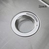 Kitchen Sink Strainer, 11.5 cm Diameter, Stainless Steel with Wide