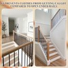 6010 Red Oak Straight Wood Handrail Kit 7 ft for
