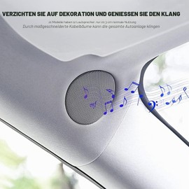 Inactive Audio Activation Wiring Harness, Audio Activation Wiring Harness, Speaker Modification Kit, Replacement for 2021