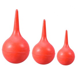 minkissy Set of 3 Ear Syringe Rubber Ball for Ear Cleaning Ear Wash Ball 30 ml 60 ml and 90 ml Effective Earwax Removal Gentle Cleaning for Adults and