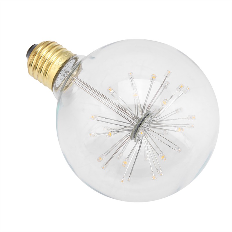 E27/G95 220V Retro Style Filament Light Bulb LED Lamp for