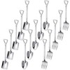 15PCS Shovel Spoons, Mini Shovel Spoons for Desserts, Tiny Shovel