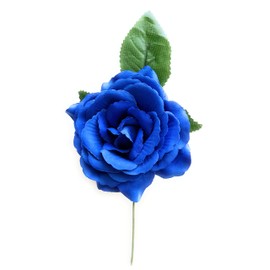 Medium Size Flowers for Women Typical Hair Accessories Flower Flamingo April Dance Flamingo Diameter 13cm Blue