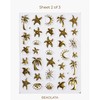 Sea Nail Stickers for Nail Art - 3 Sheets 5D