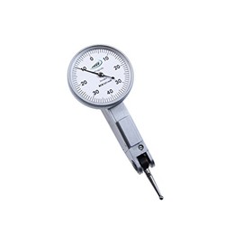 HELIOS-PREISSER 0715101 Fühlhebelmessgerät 0,01 mm, Form A mit Durchmesser 30 mm, Tasteinsätze 14,5 mm