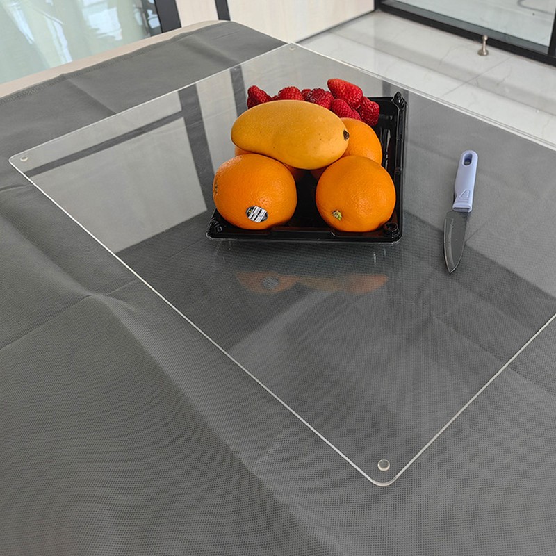Acrylic Cutting Board Non Slip Clear Cutting Board with Counter