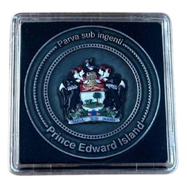 Limited Edition Collectors Coin for Prince Edward Island in QUADRUM coin capsule