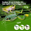 Hollow Body Frog Lures kit Swimbaits for Bass Freshwater Fishing