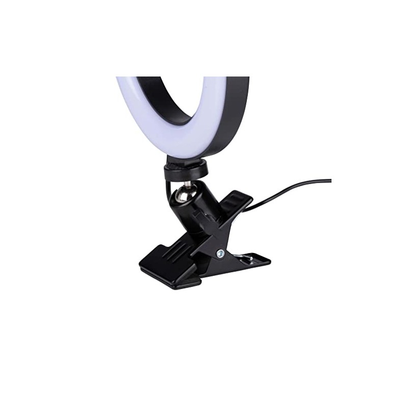 GRUNDIG Anillo de luz con Clip Selfie Light RGB y