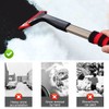SacJkt Ice Scraper for Cars, 42cm Snow Scraper with Foam