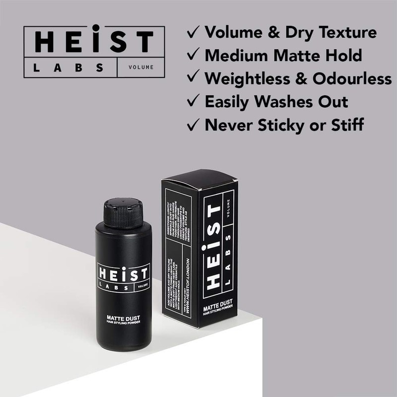 Hair Styling Texturising Powder Matte Dust | Heist Labs |