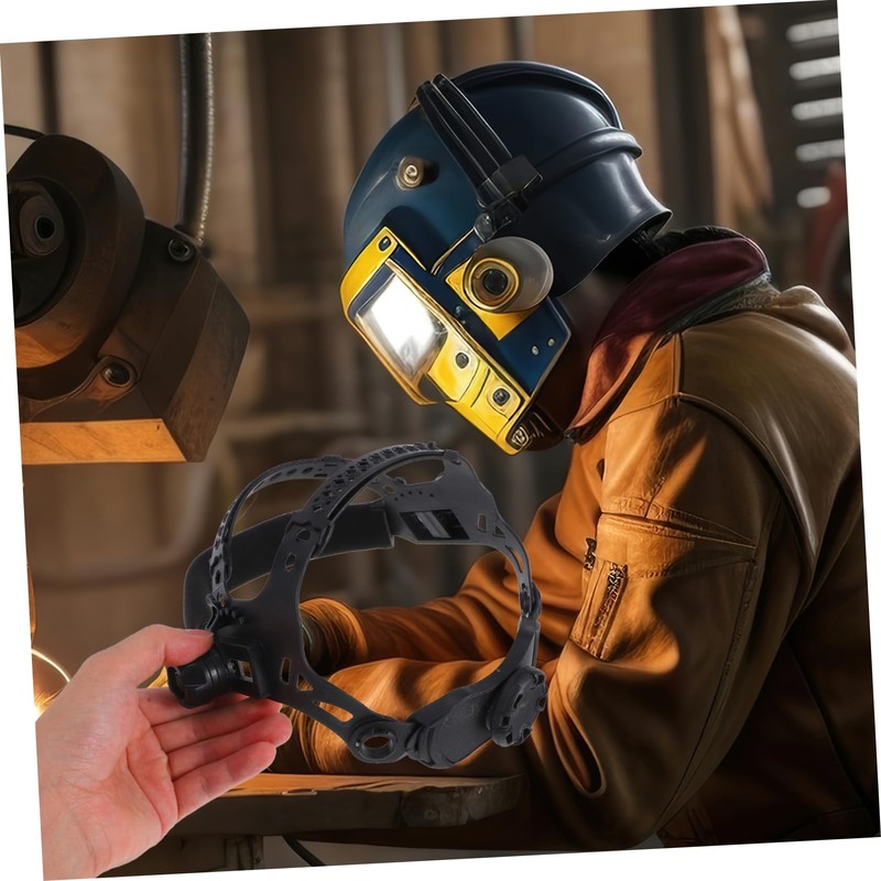 NOLITOY Adjustable Welding Helmet Headgear with Sweat Wicking Properties Flexible