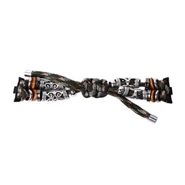 Smart Bracelet Strap Adjust Size Beaded Ethnic Style Replacement Wristband for Mi Band 8 Pro Green Camouflage