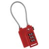 Vanguard TSA Lock, Wire Lock, Small, Lightweight, Key, 3-Digit, Dial-type,
