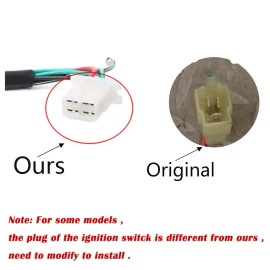 Unbranded GAS TANK CAP IGNITION SWITCH Lock Set For Honda  Shadow Sabre 1100 4pins 5 wires
