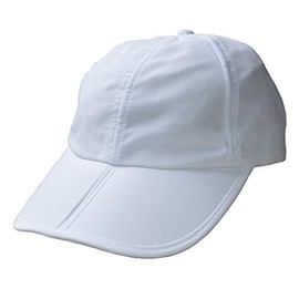 Baseball Cap with Micro UV Protection for Men and Women, UV 50+ Sun Protect, White