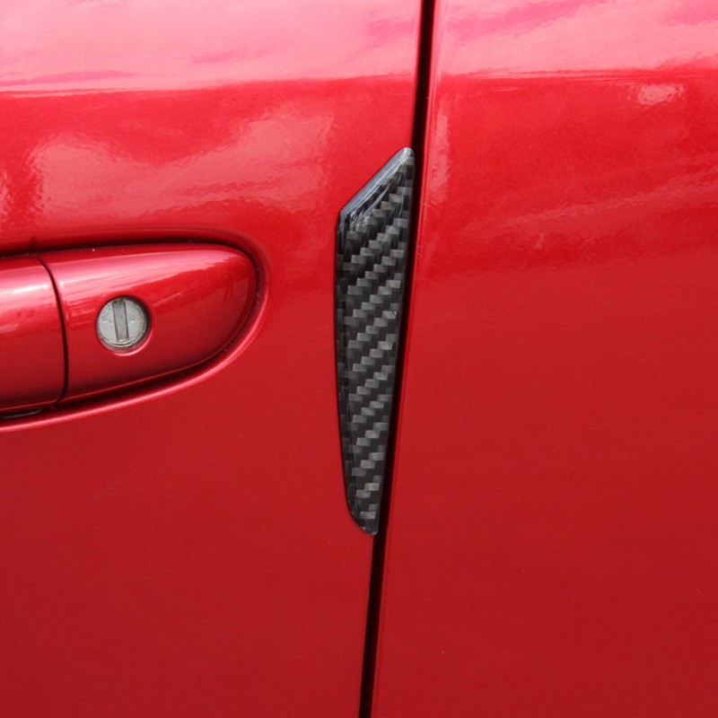 Futheda 4pcs Car Door protection Stickers Bars Anti Collision Strips