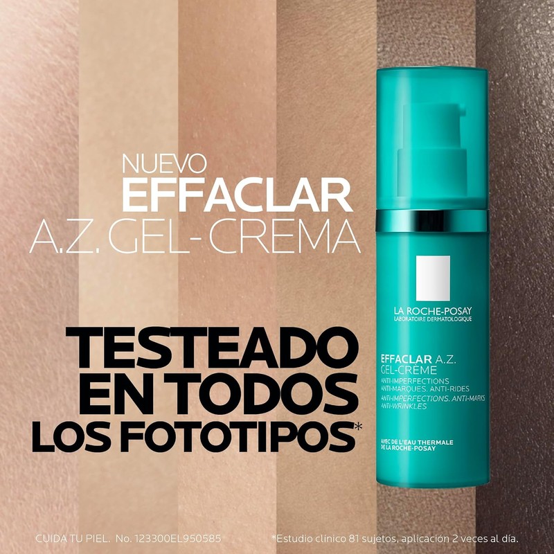 La Roche-Posay Effaclar AZ Gel-Crema Antiedad y Anti-Imperfecciones 40ml