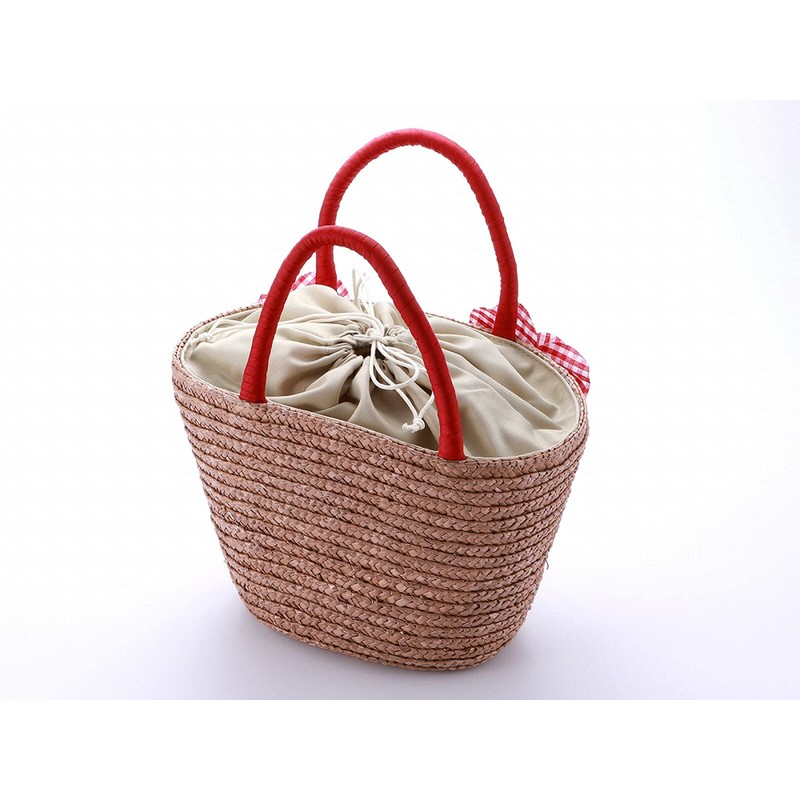 Kimonoya Sarasa kk-137 Yukata or Summer Fashion, Drawstring Basket Bag