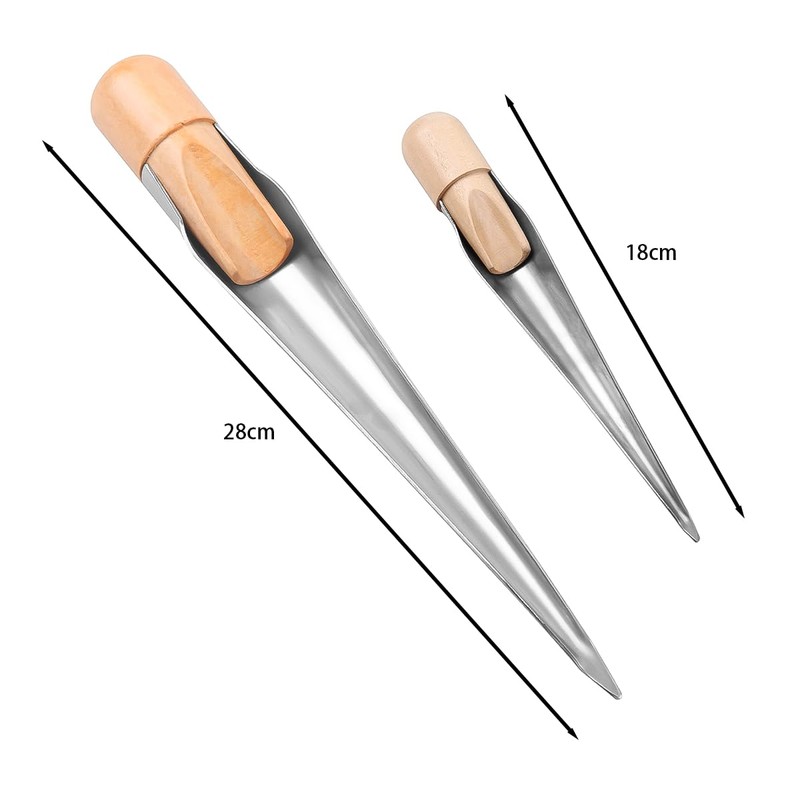 Tiardey 2PCS Marine Rope Splicing FID Stainless Steel Splicing Spike