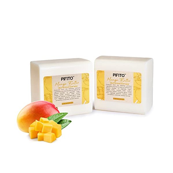 Pifito Mango Butter Melt and Pour Soap Base (2 lb)