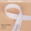 Yuannee Continuous Zip with Zipper, 5 m Zips with 15