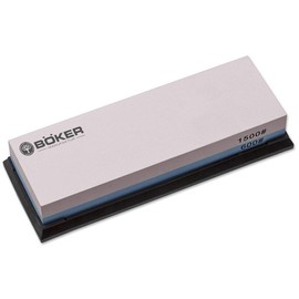 Böker Whetstone 600/1500 Sharpener, Blue/Pink, 18 x 6 x 3 cm