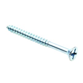 Prime-Line 9036268 Wood Screw, Flat Head Phillips, #12 X 2-1/2 in, Zinc Plated Steel, Pack of 100