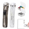 102PCS Clam Clip Dispensers 2 PCS Plastic Paper Clam Dispenser