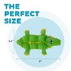 Outward Hound Squeaker Matz Plush Gator Dog Toy, Small