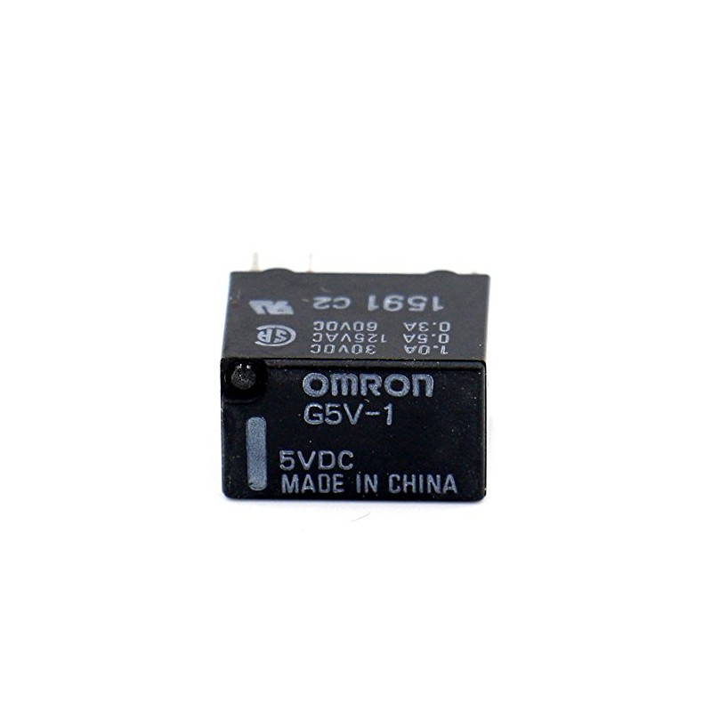 Omron Electronic Components G5V-1 DC5 Relay; E-Mech; Low Signal; SPDT;