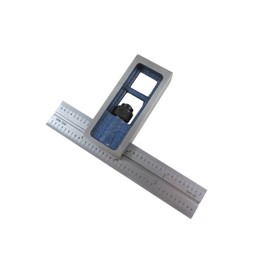 PEC Tools 7104-164 4" 16R Double Square, reads 32nds, 64ths, 50ths, 100ths.